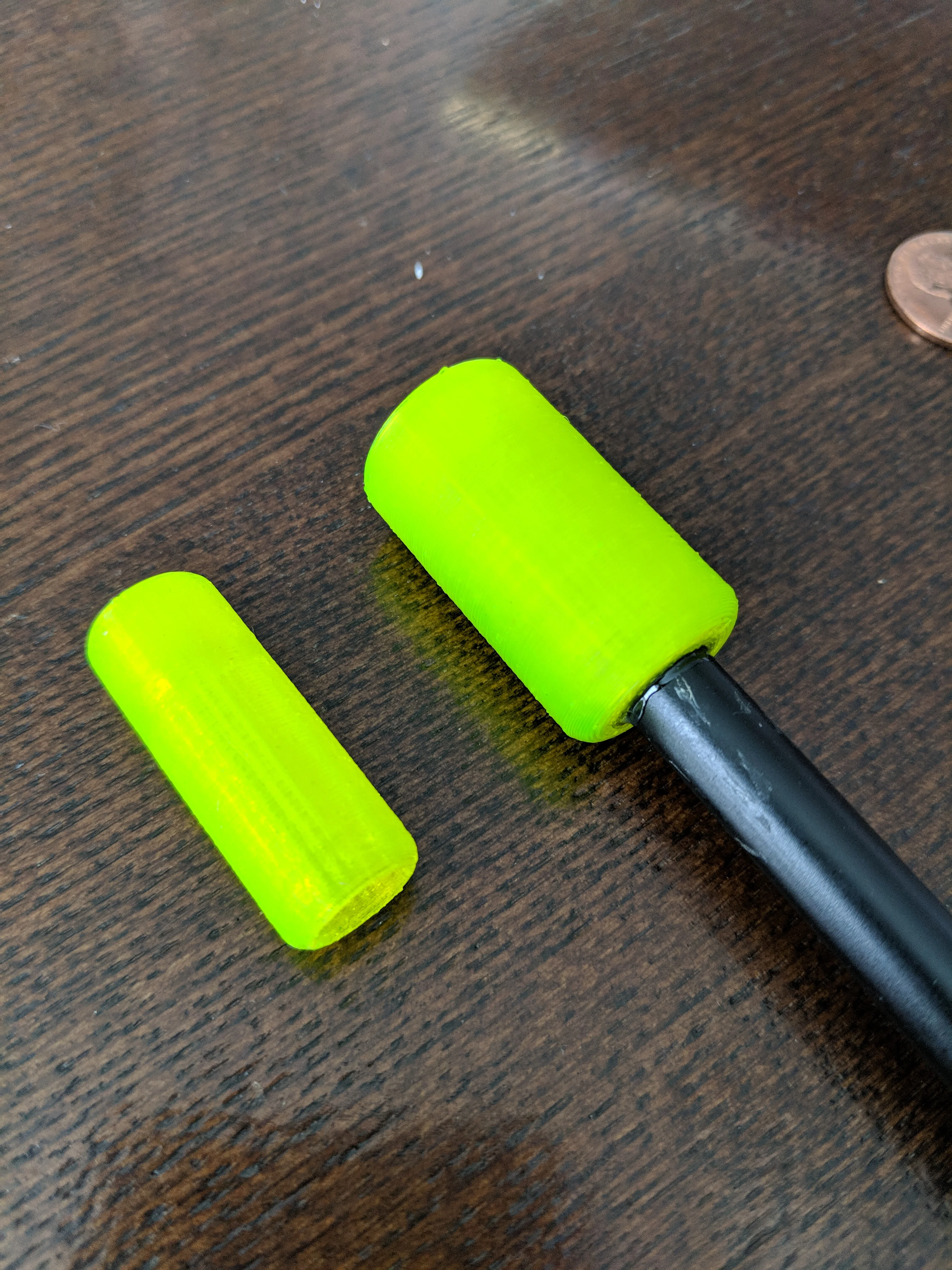 sword tip cap for graphite golf club. Print in TPU. *MUST BE GLUED TO SHAFT!*