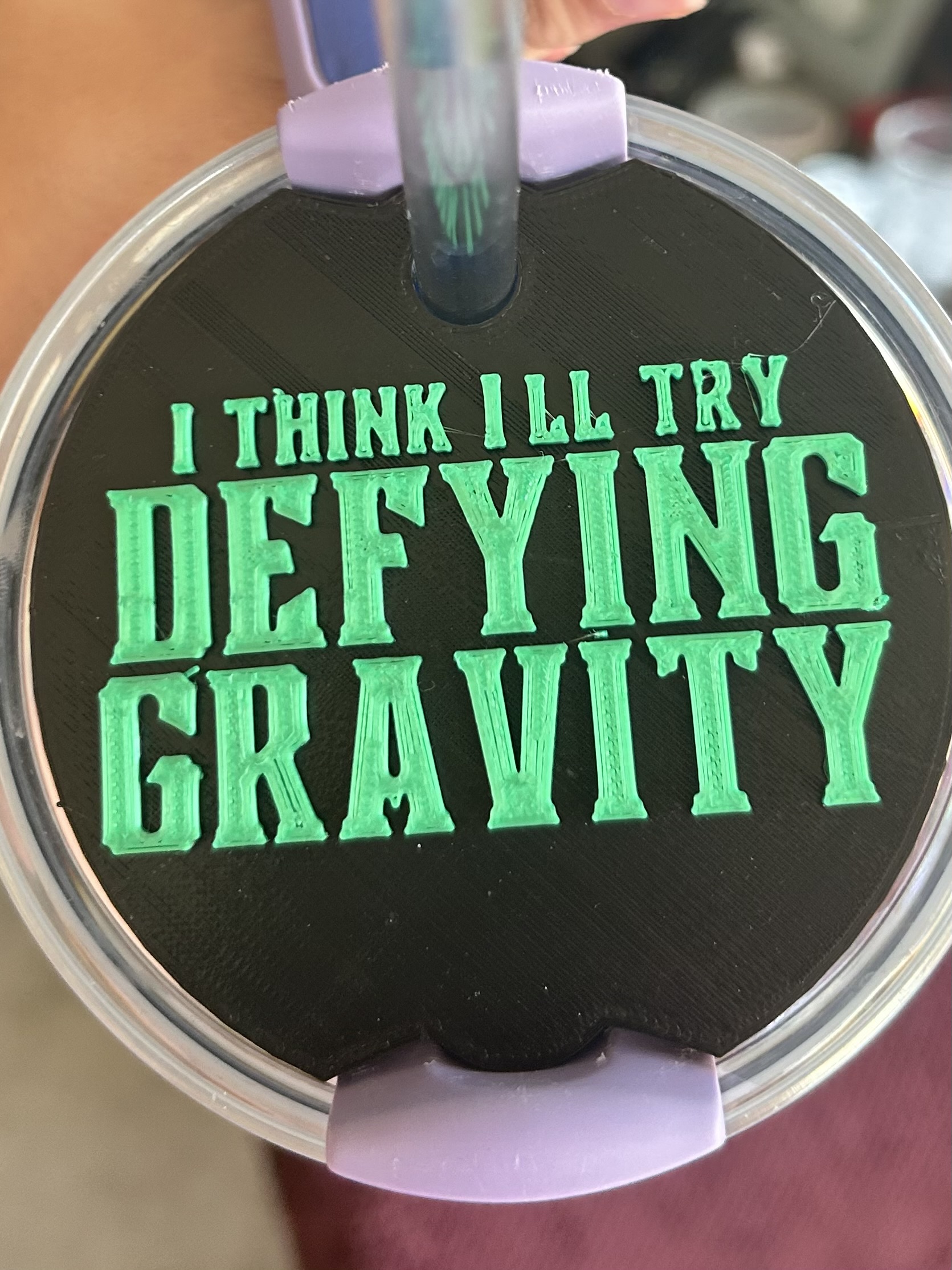 Defying Gravity 40oz Lid Cover