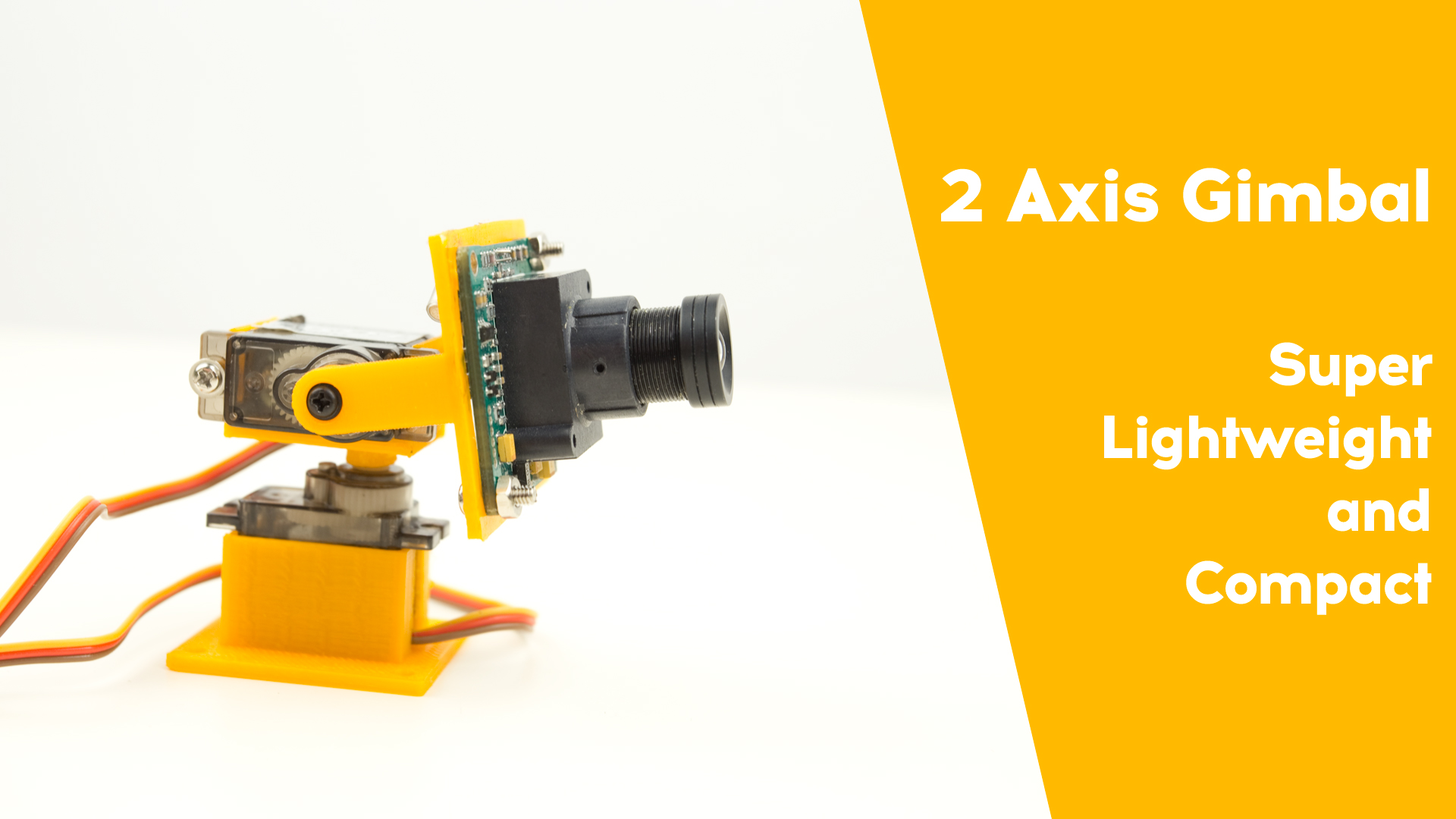 Compact and lightweight microservo gimbal