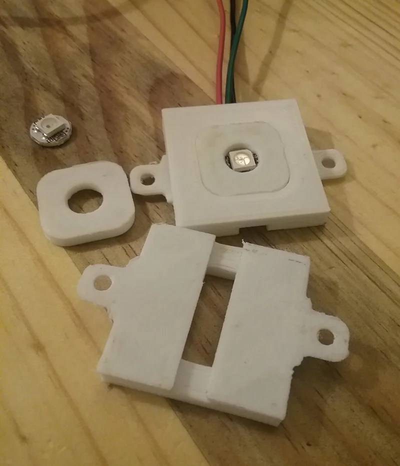 WS2812B LED mount
