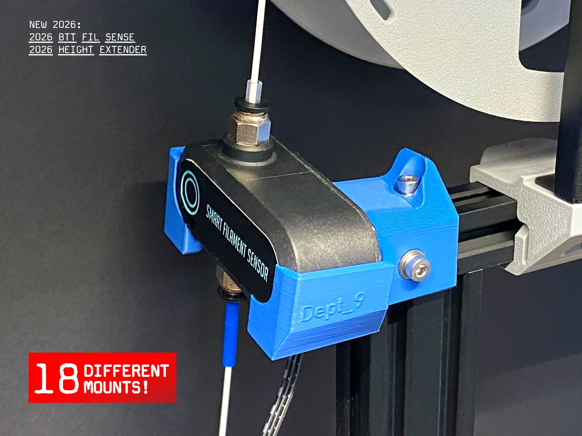 BTT Smart Filament Sensor Mounts for Ender 3 v2
