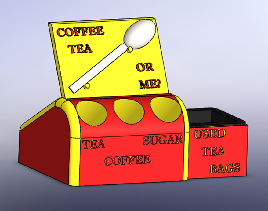 Tea and coffee station #CountertopChallenge