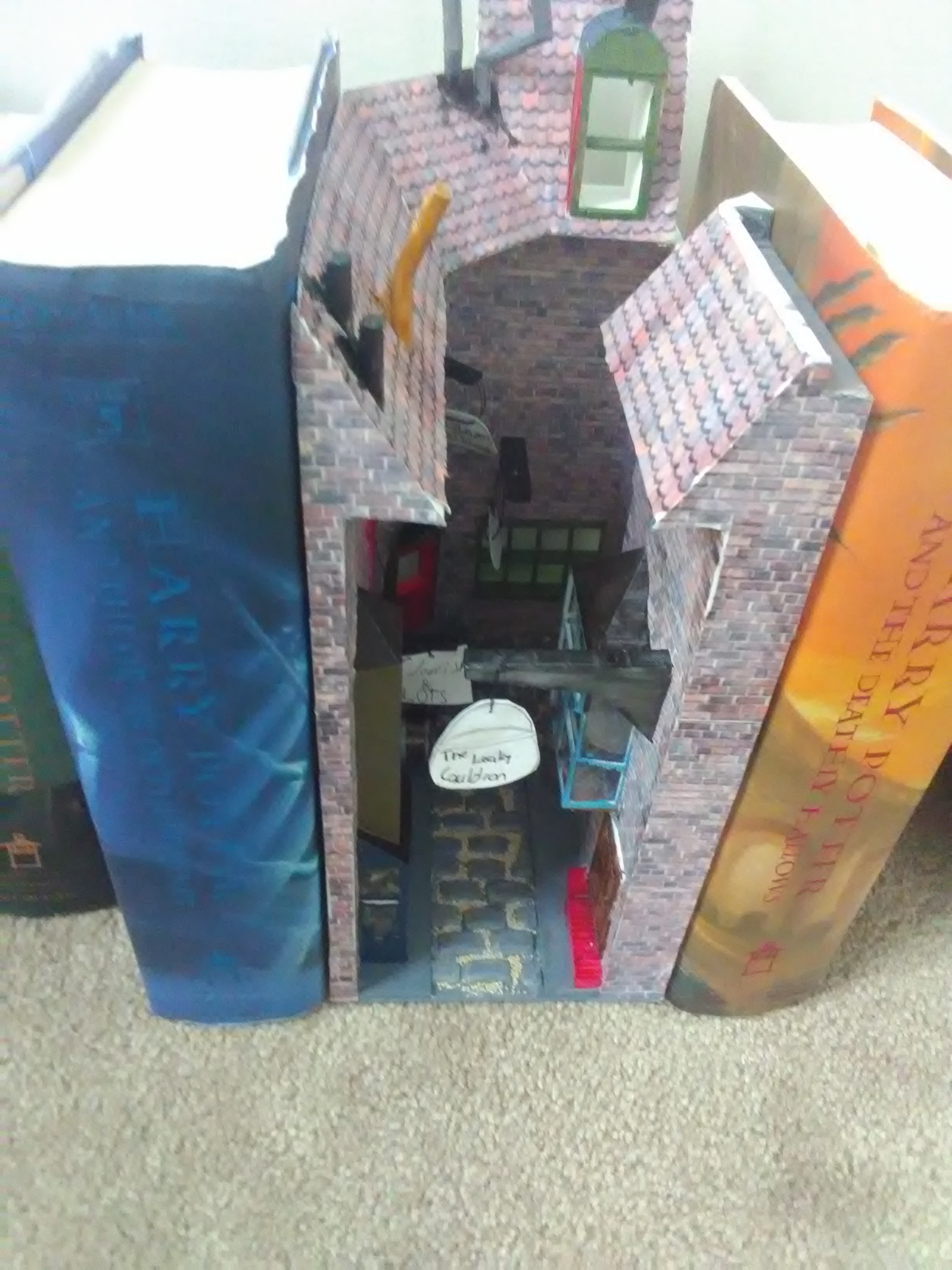 Diagon alley book nook