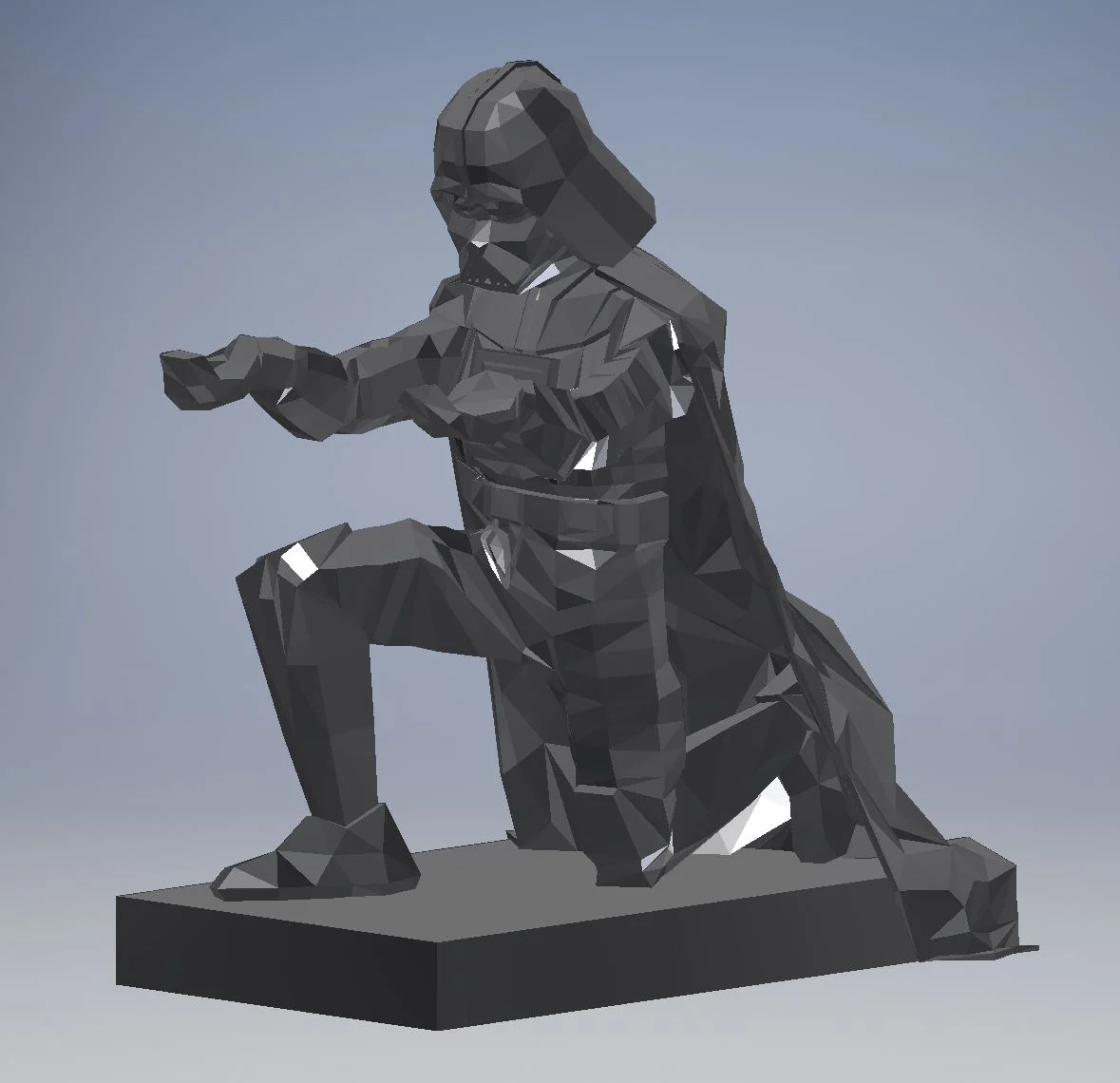 LowPoly Darth Vader Pen Holder