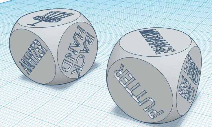 Discgolf Dice