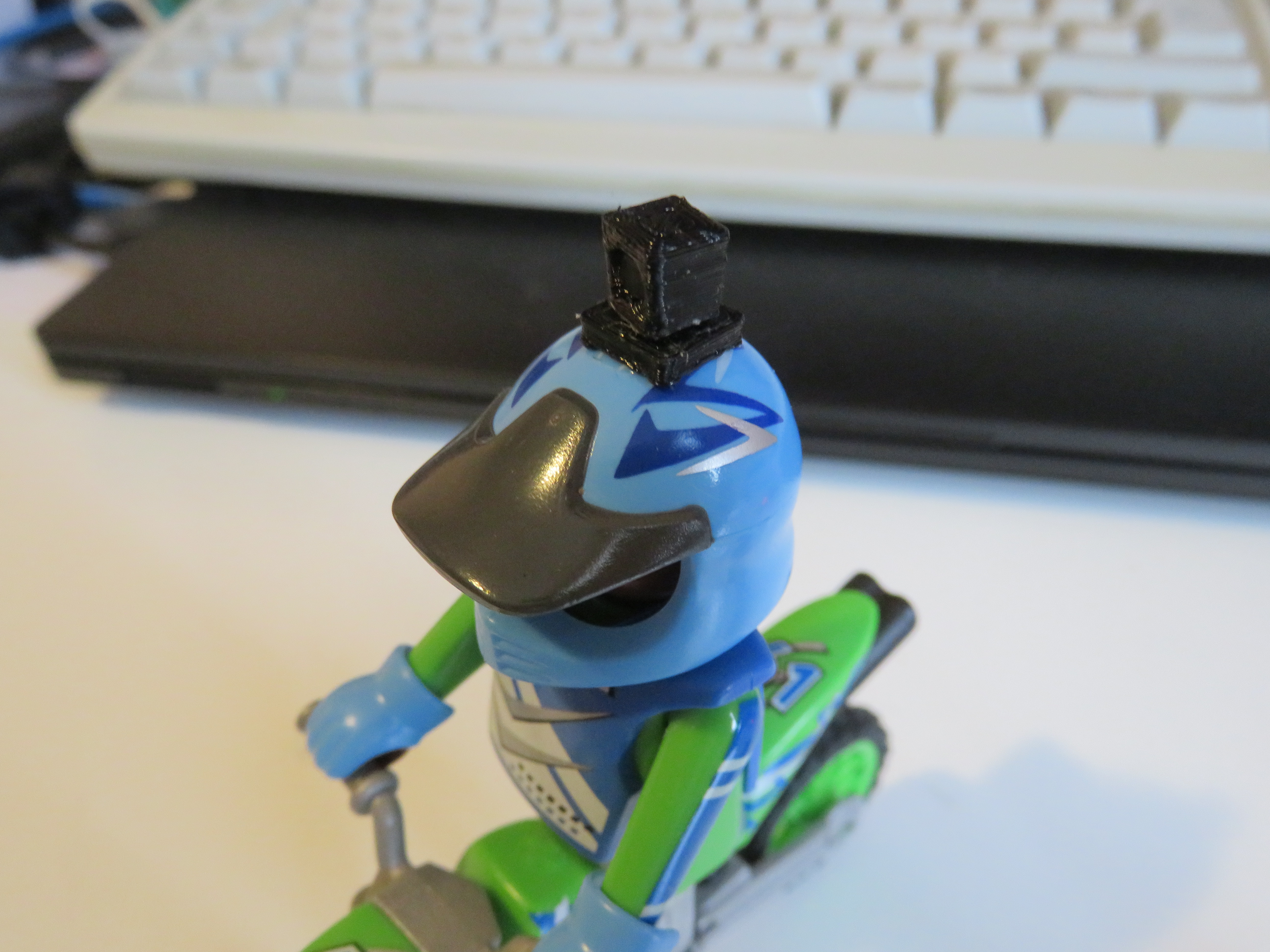 Playmobil action camera GOPRO with helmet mount