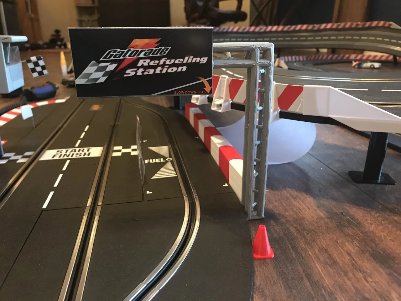 Carrera Slot car Pit lane Sign for slot car track