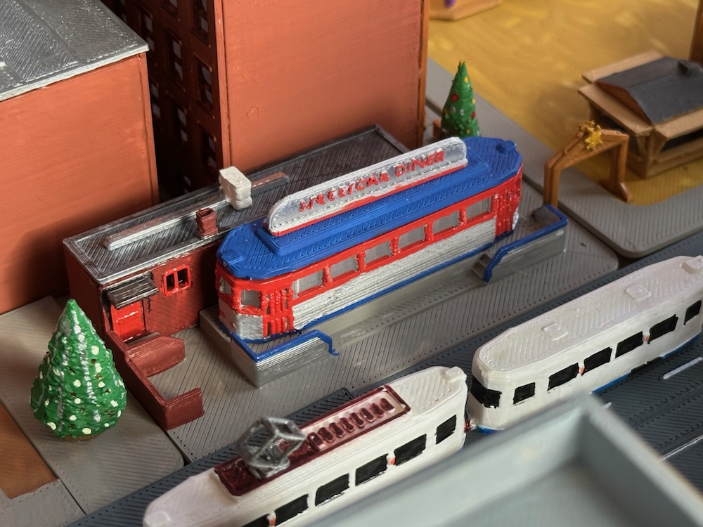 Streetcar diner (z-scale)