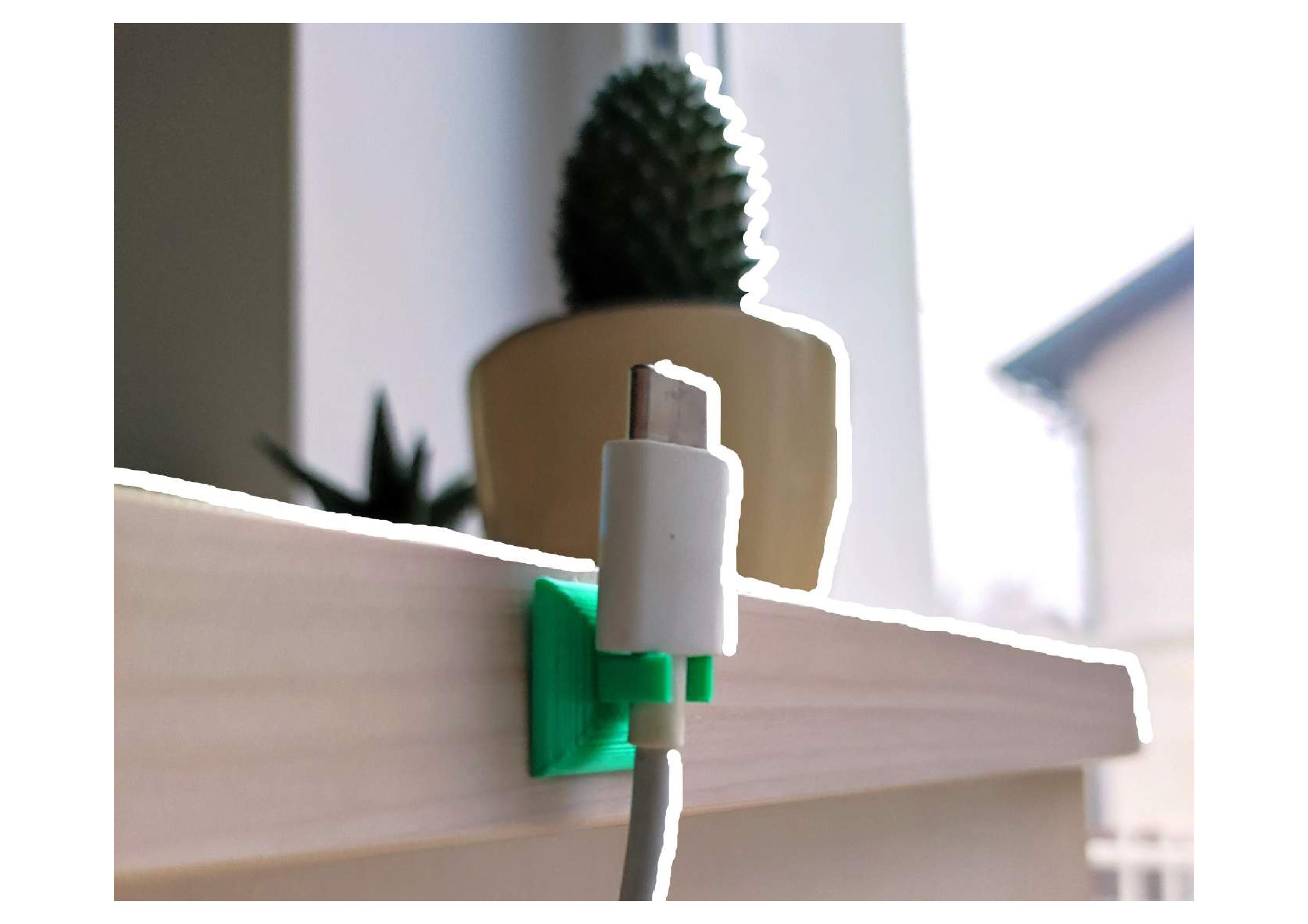 USB cable holder