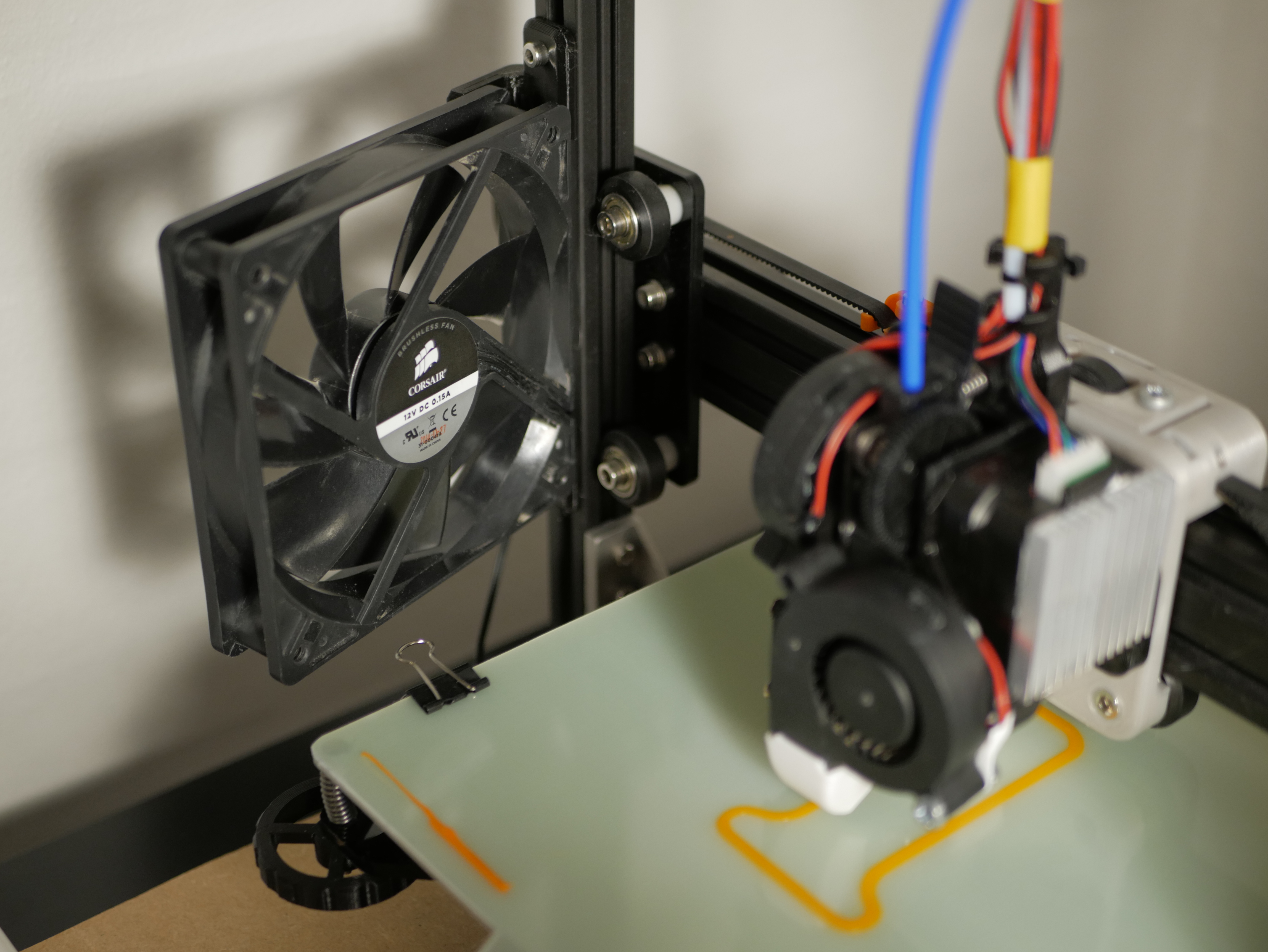 Basic universal fan mount for 2020 extrusion