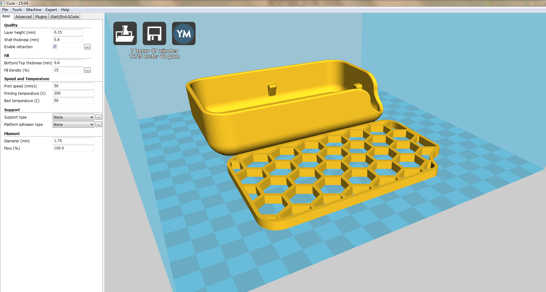 Soap box by ALUNAR 3D Printer M508