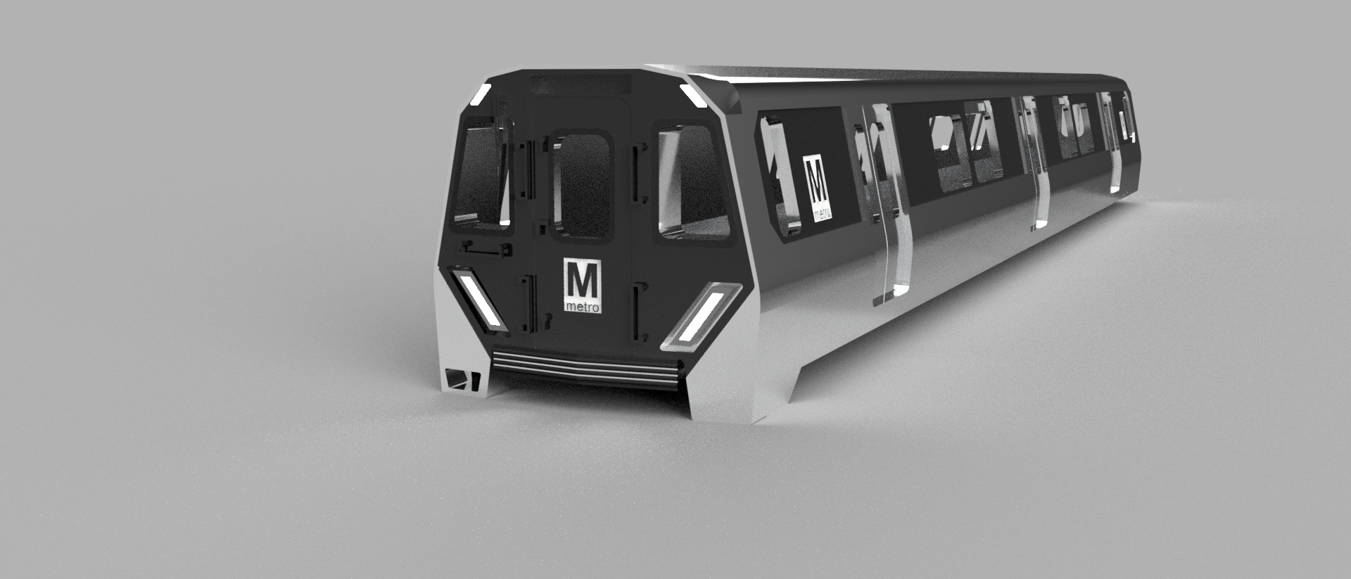 8000 Series DC Metro Subway Train 1:87 H0 Scale