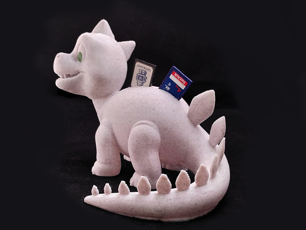 SD Card Holder Dinosaur [Cura 5.7 Universal Cura Project]
