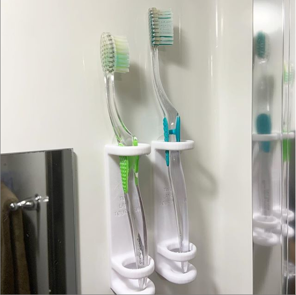 Easy Install Toothbrush Holder