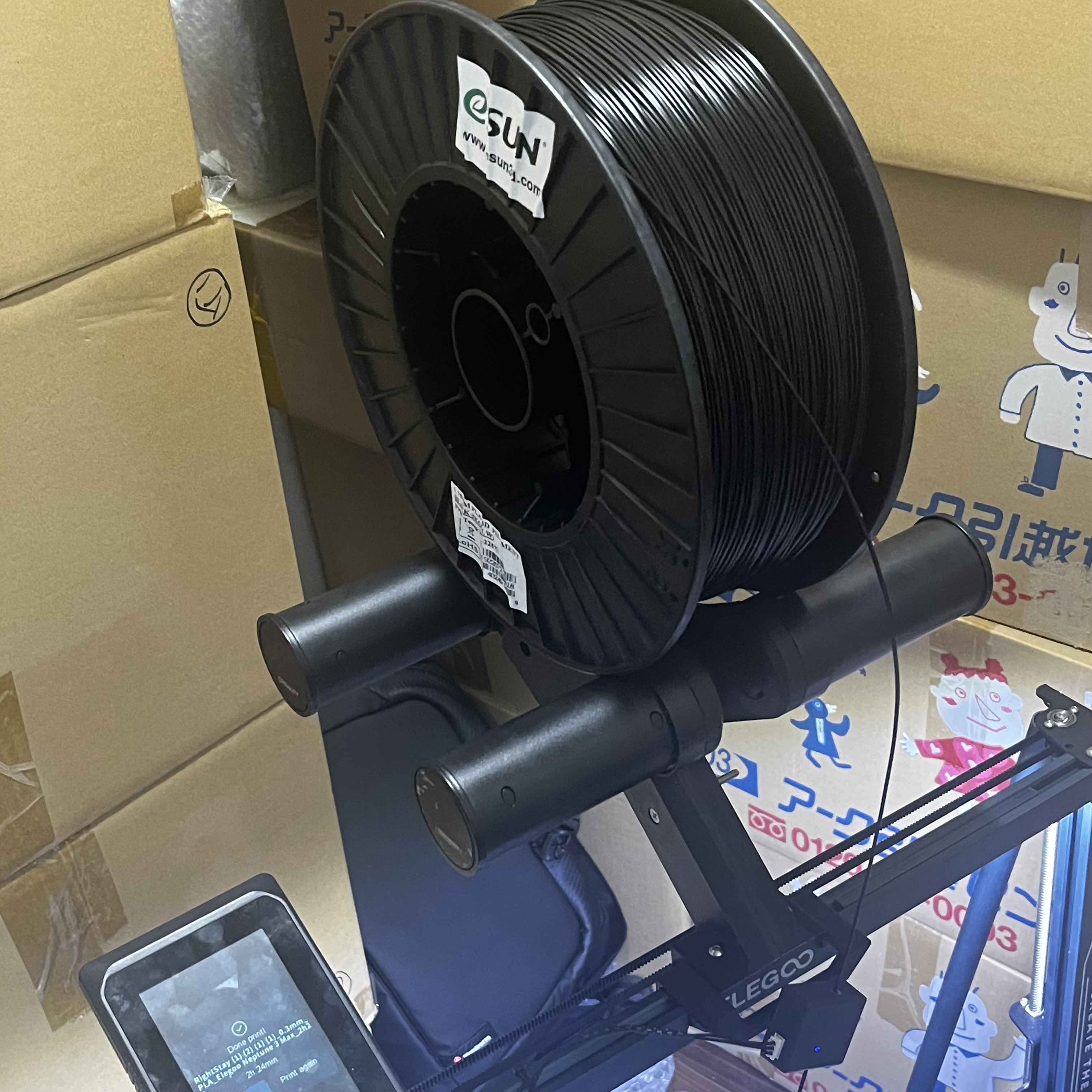3Kg Spool Holder w/ Creality Quad 3D Digital Spool Holder for 2020 Extrusion