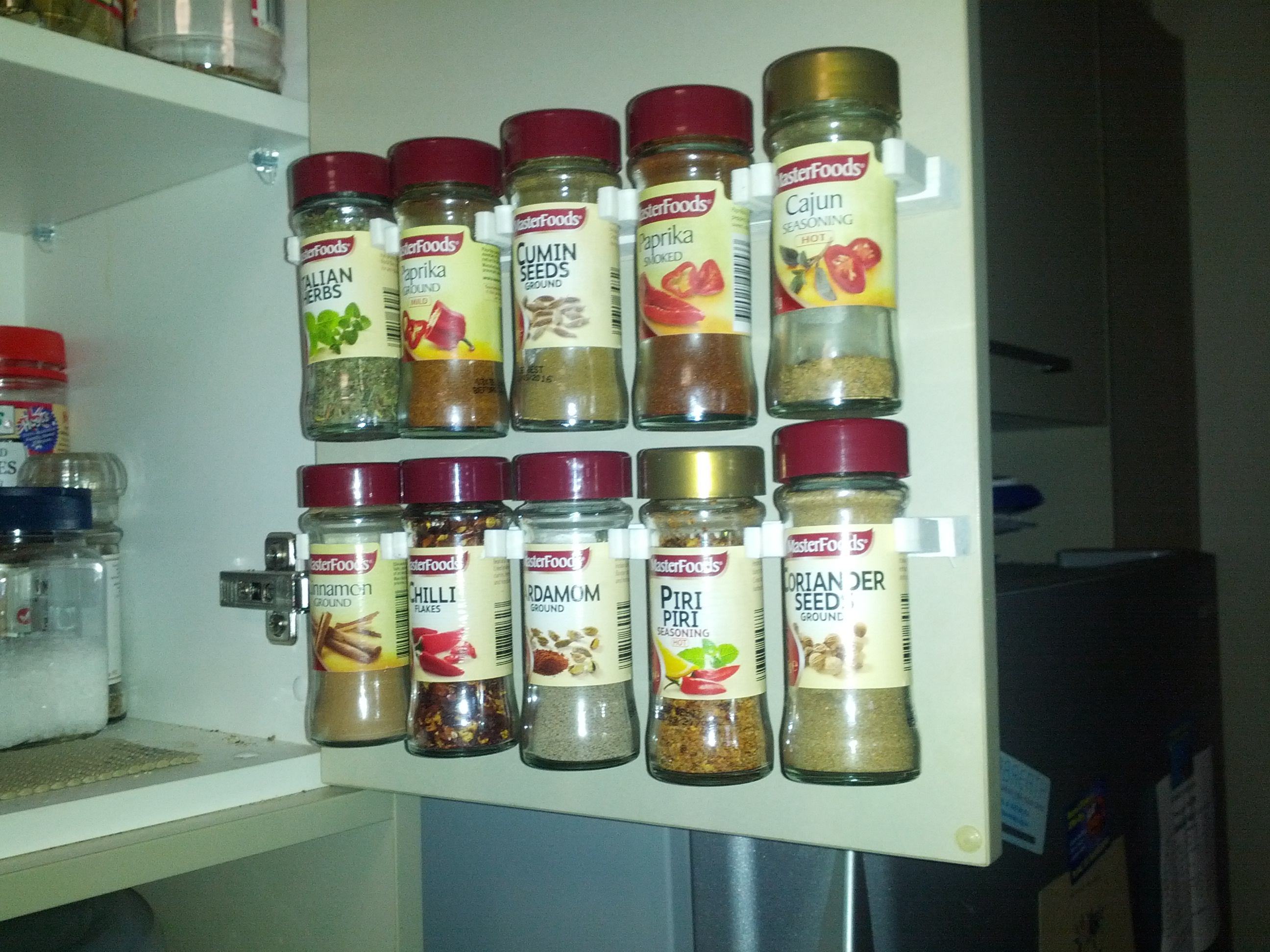 Clip in Spice Rack Holder