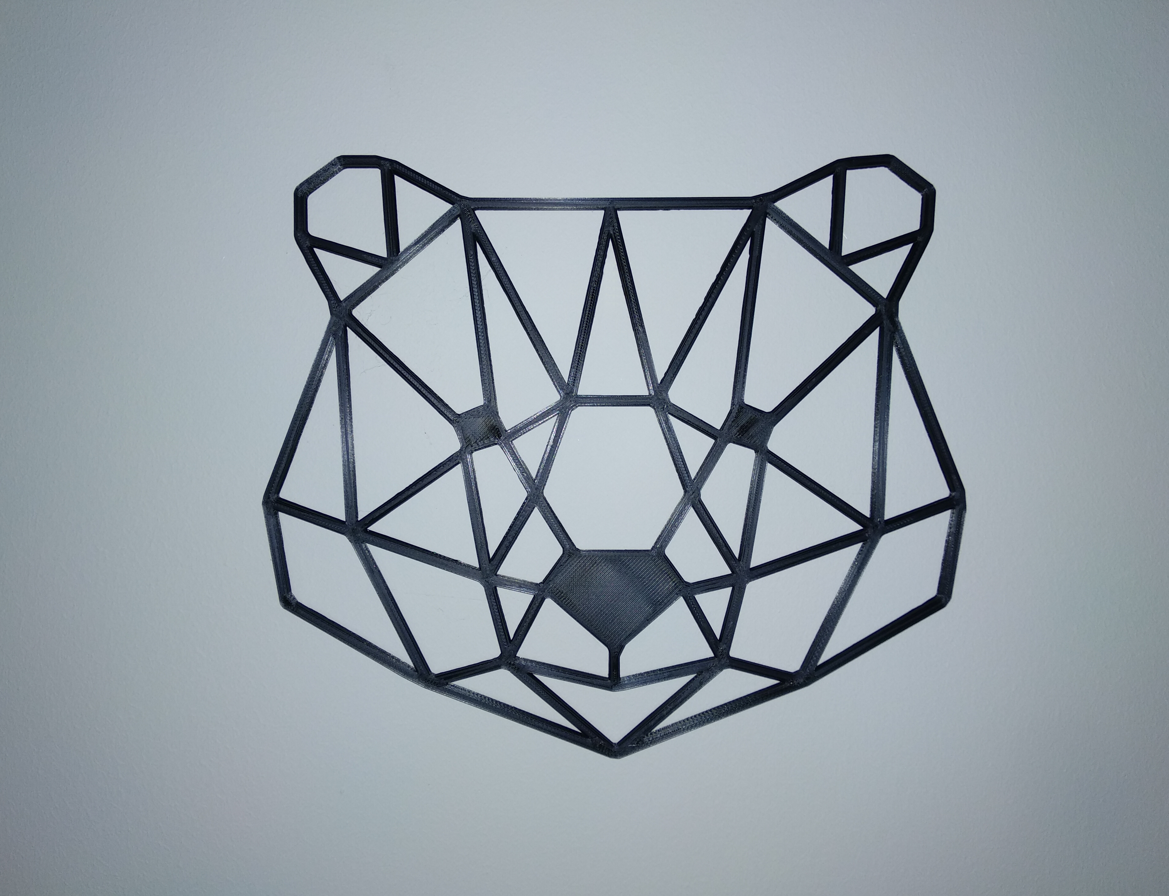 Low Poly Bear Head