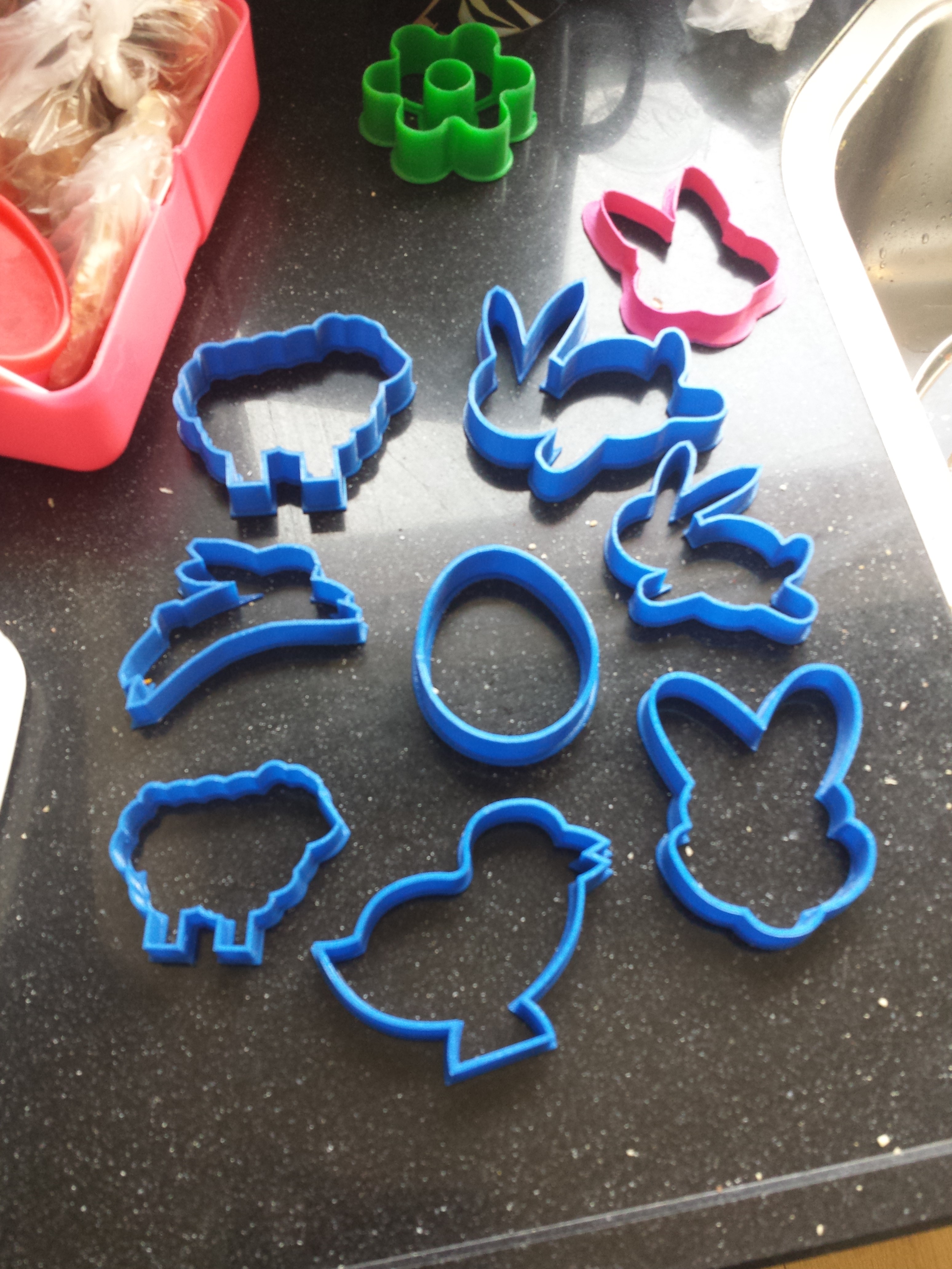 Bunny and Chicken for easter cookies