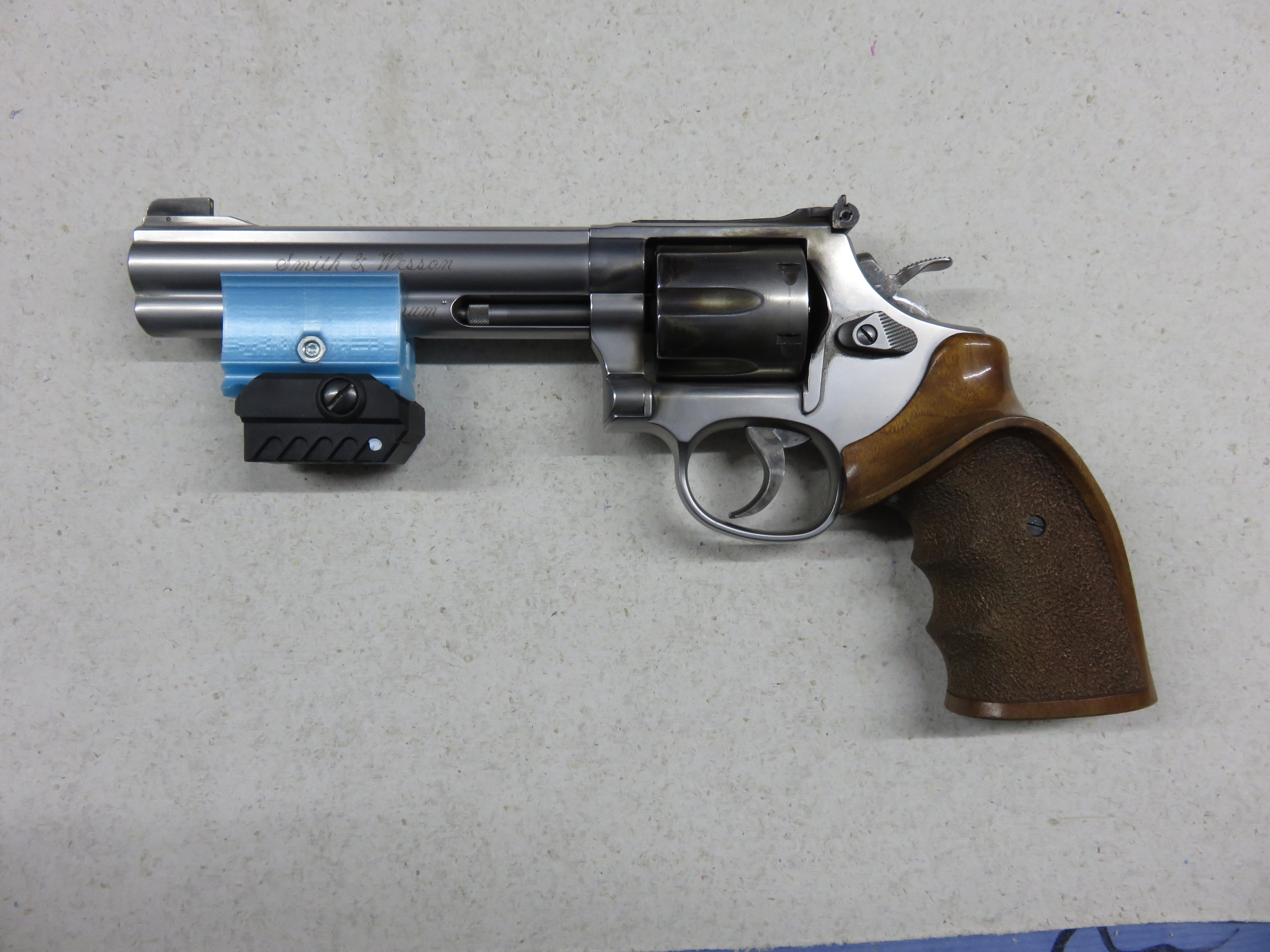 Mantisx rail for S&W Target Champion or Colt Python