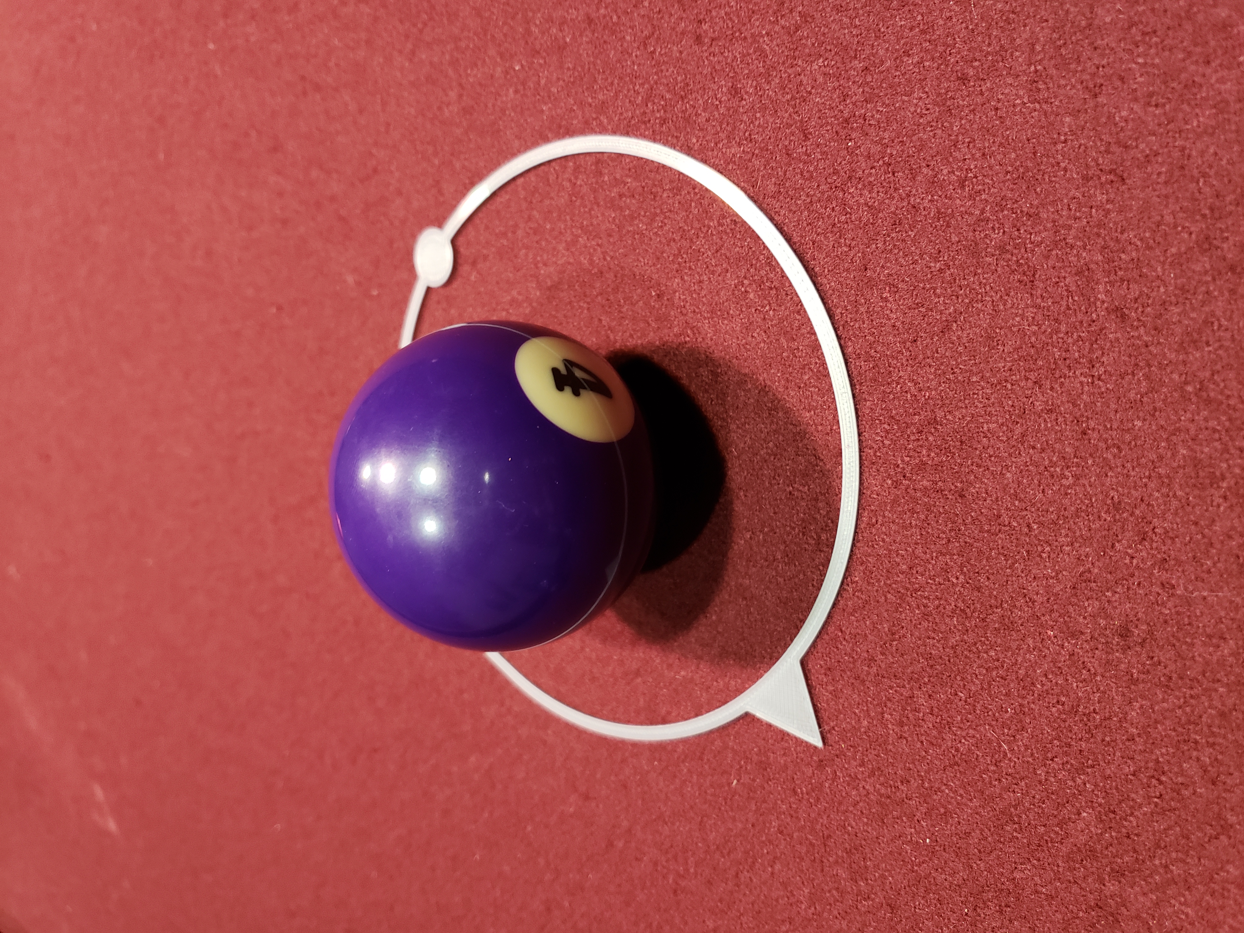 Billiards Cut Shot Trainer Ring