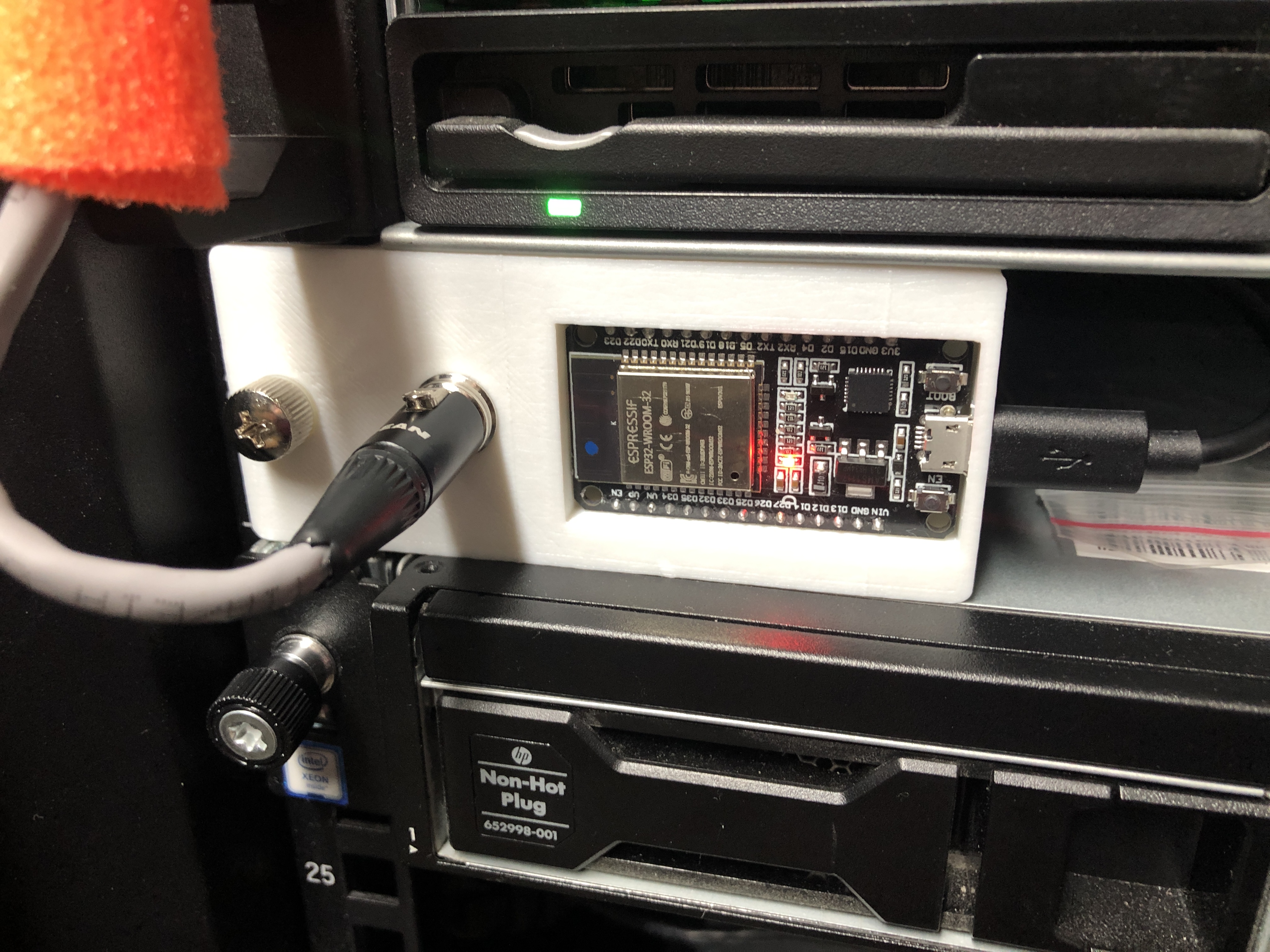 1U Rack Mount for Olimex-ESP32-POE