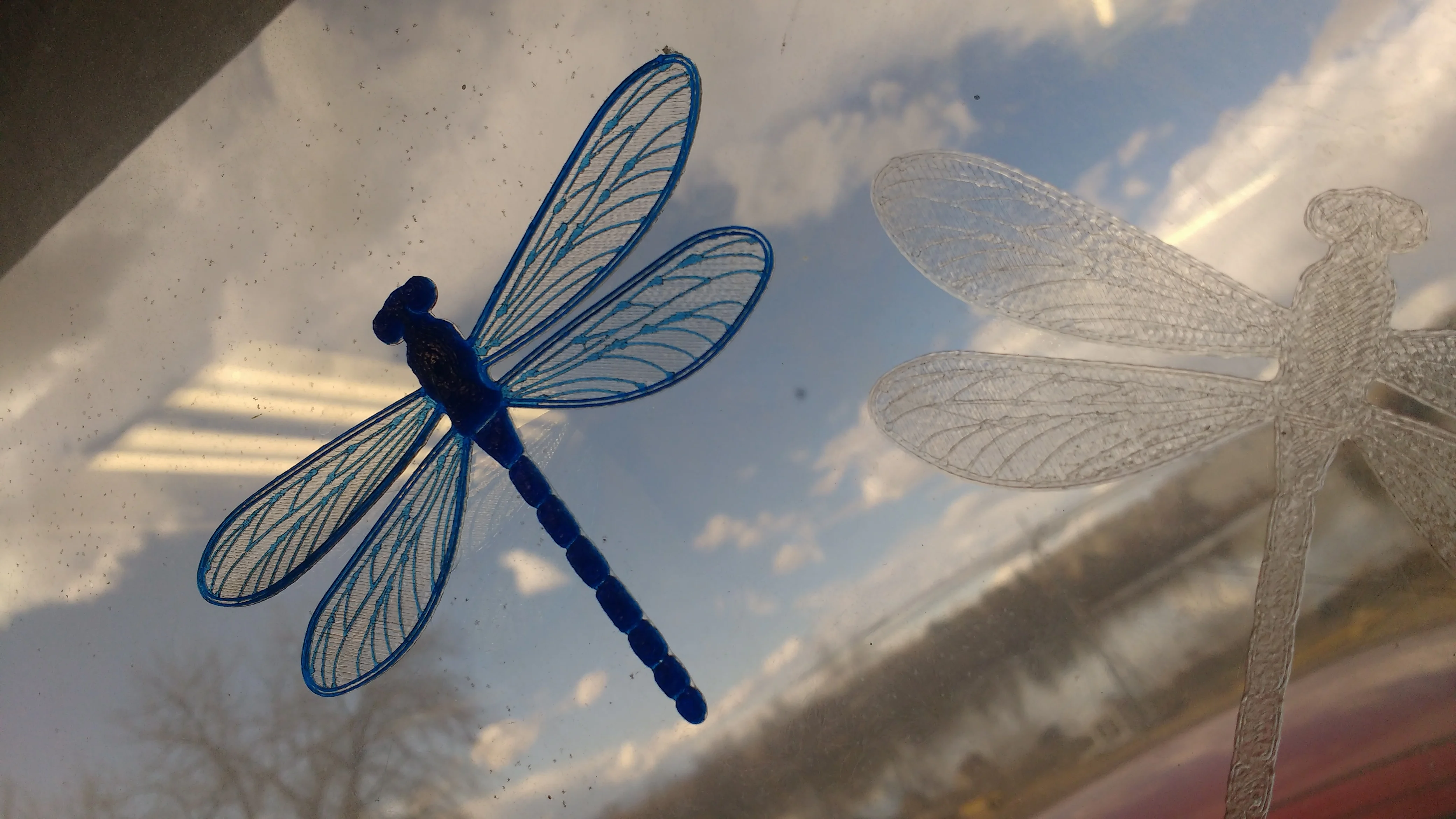 Translucent Dragonfly Necklace
