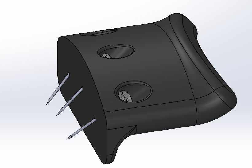 Wall-Mounted Headphone Hanger (Rental-Friendly, Pin Fixing Type)