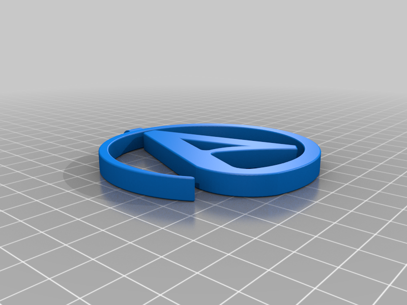 Atheist logo pendant v2