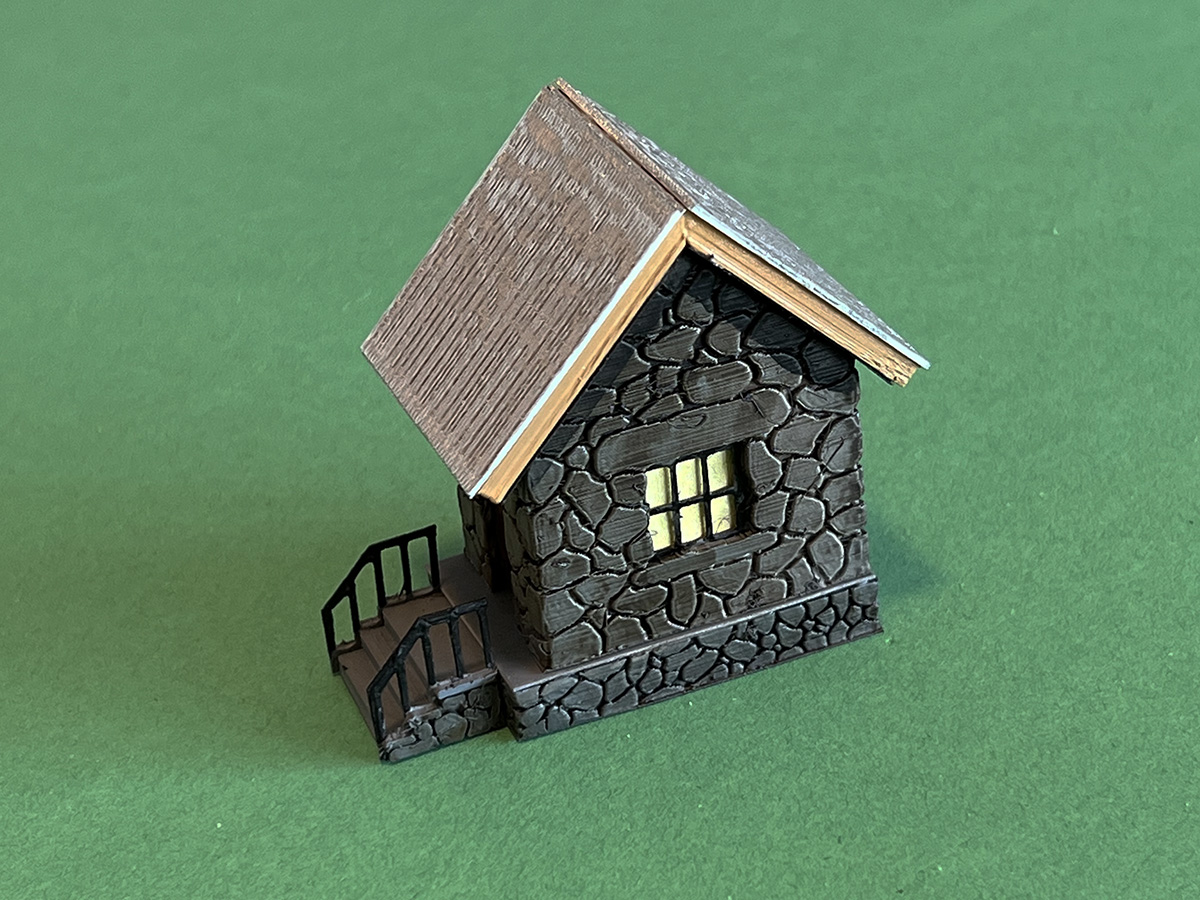 STONE PUMP HOUSE HO SCALE