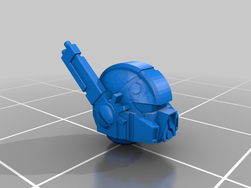 Gue'Ron'Vesa - Techmarine Upgrade Kit - Helmets