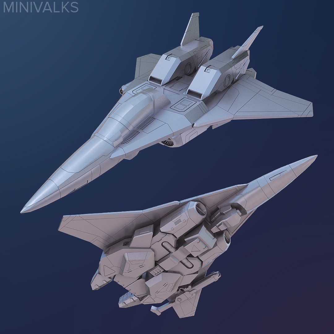 AFC-01 Legioss Fighter - Genesis Climber Mospeada (1/72 Scale)