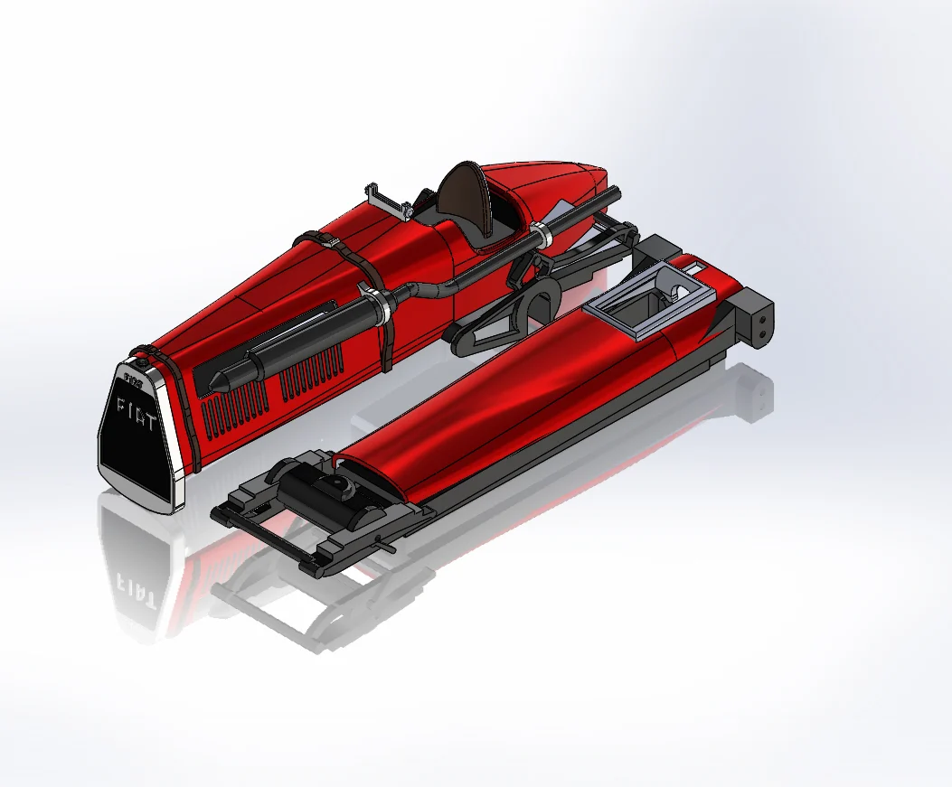 1923 Fiat Mephistopheles 1:24 / 1:32 Scale Slot Car
