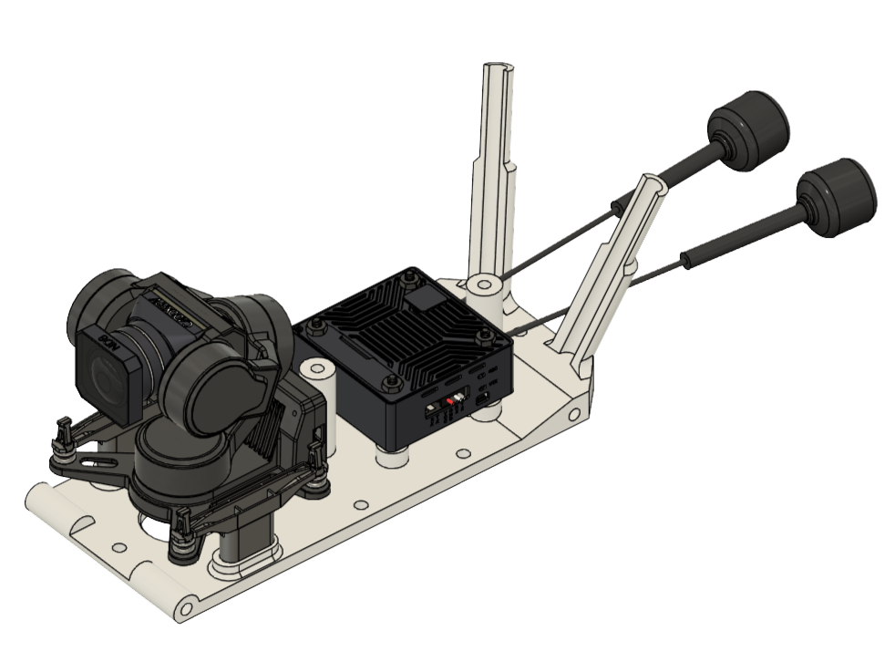 Walksnail Moonlight and Caddx GM3 Gimbal Mount