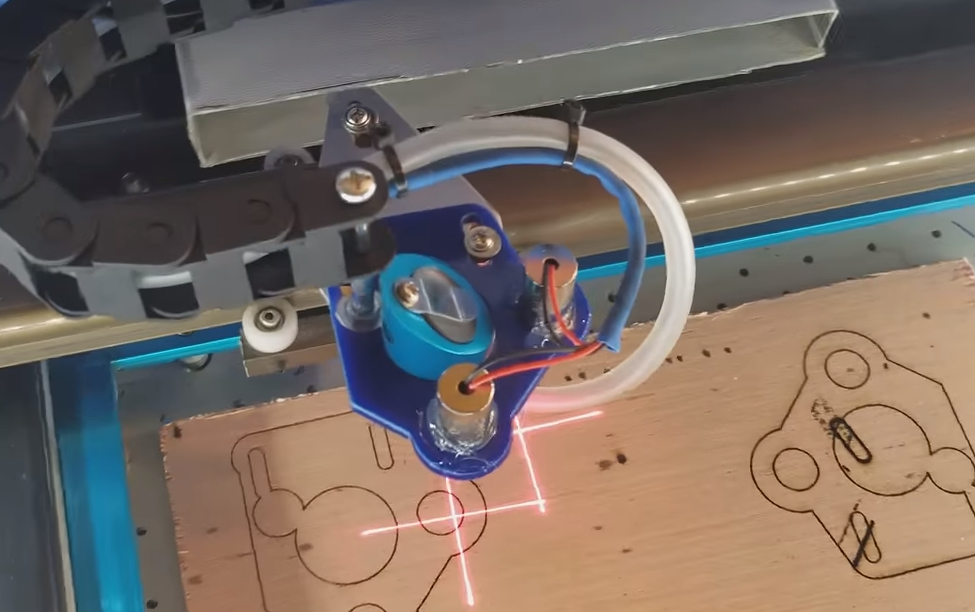 K40 Laser Dual Red Line Visible Laser Bracket