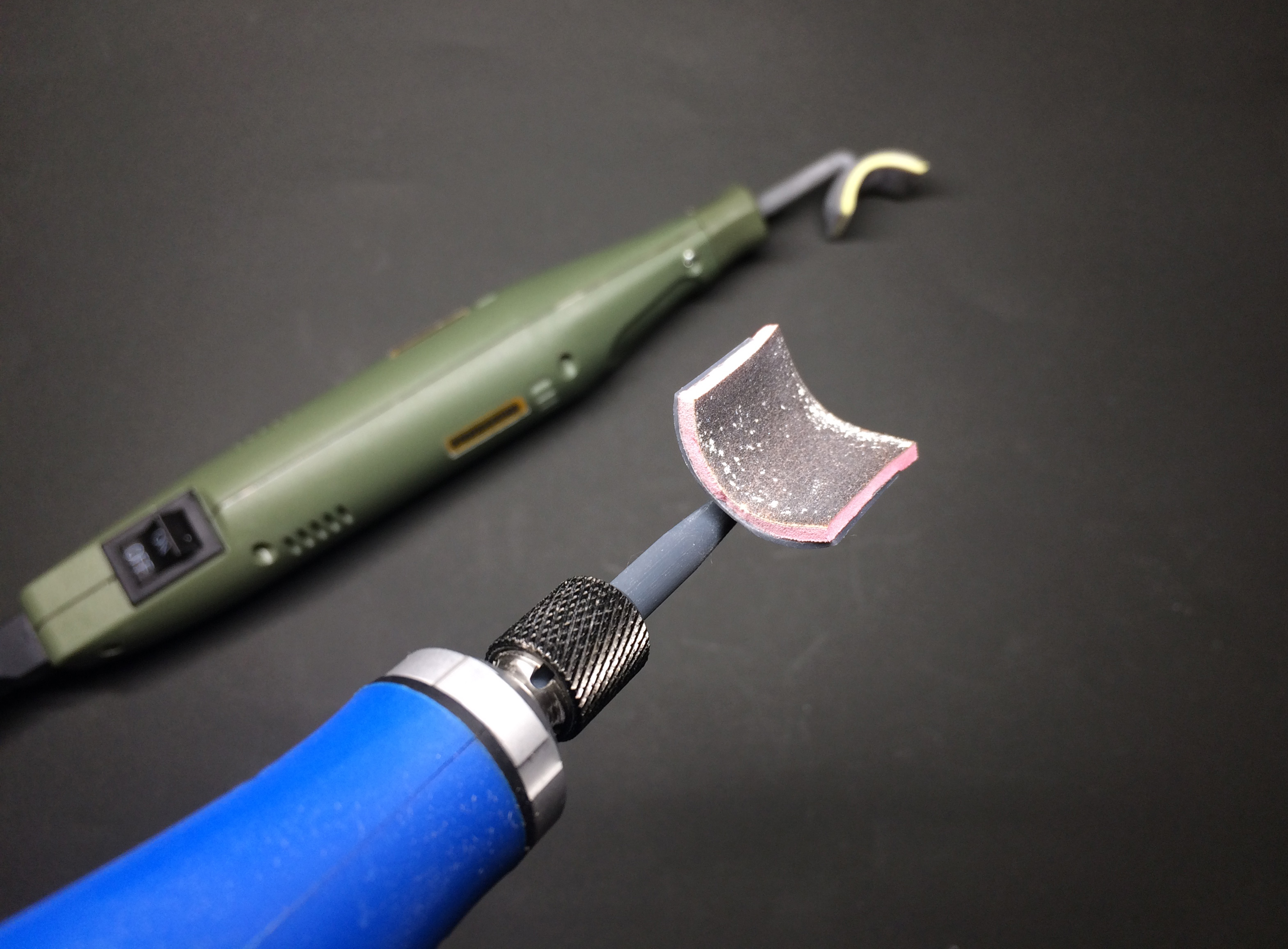 Tip parts of electric polishing tool