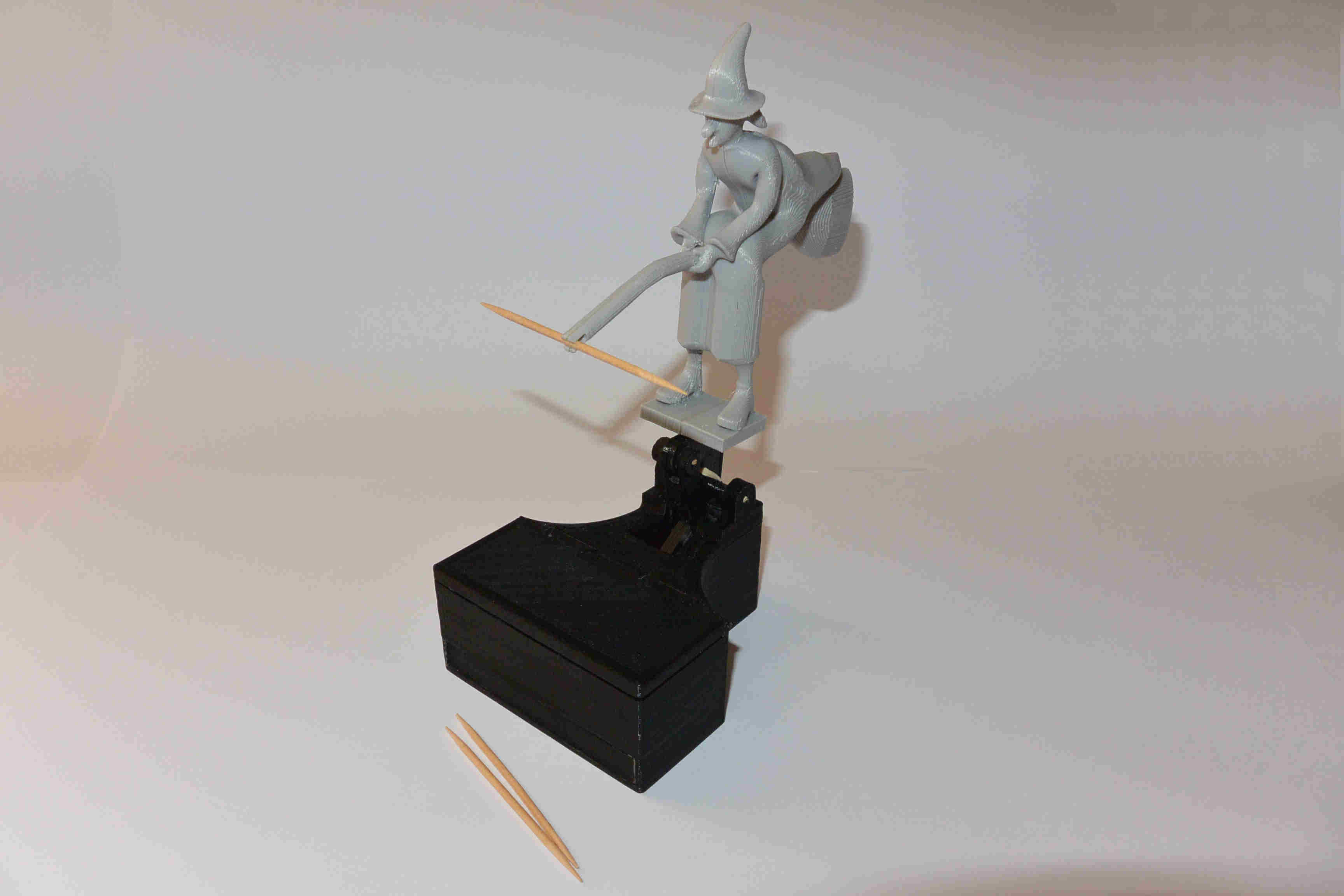 Witch Halloween Toothpick Dispenser