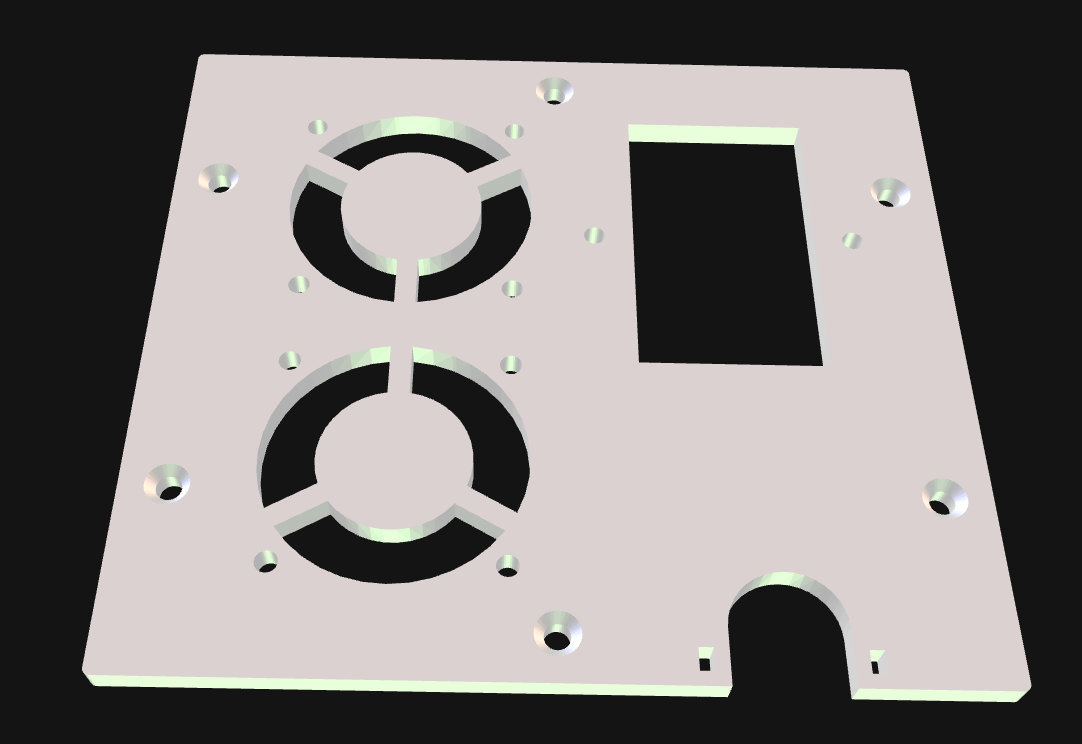 Wanhao Duplicator I3 Controller replacement backplate