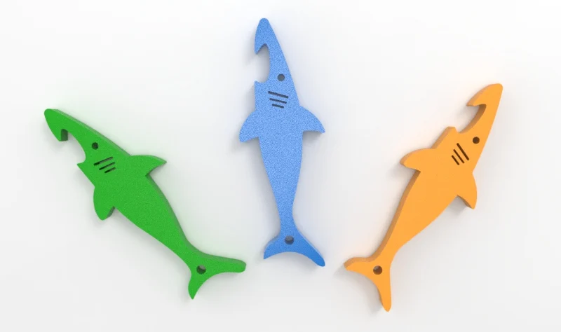 Shark bottle opener and Keychain