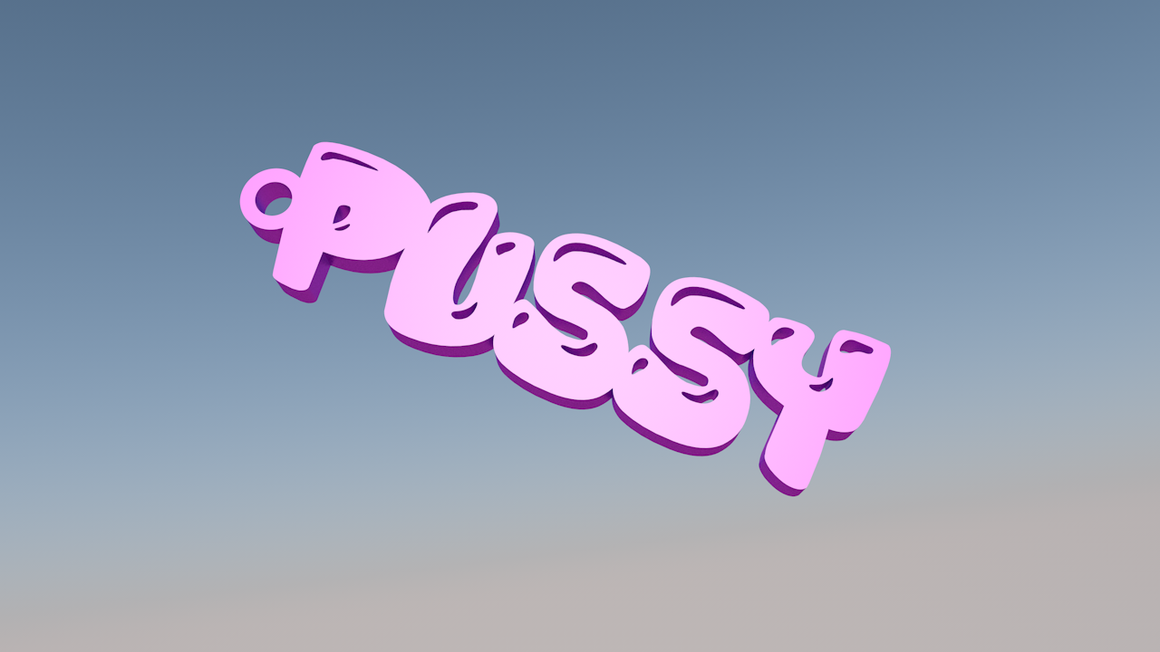 Pussy Keychain