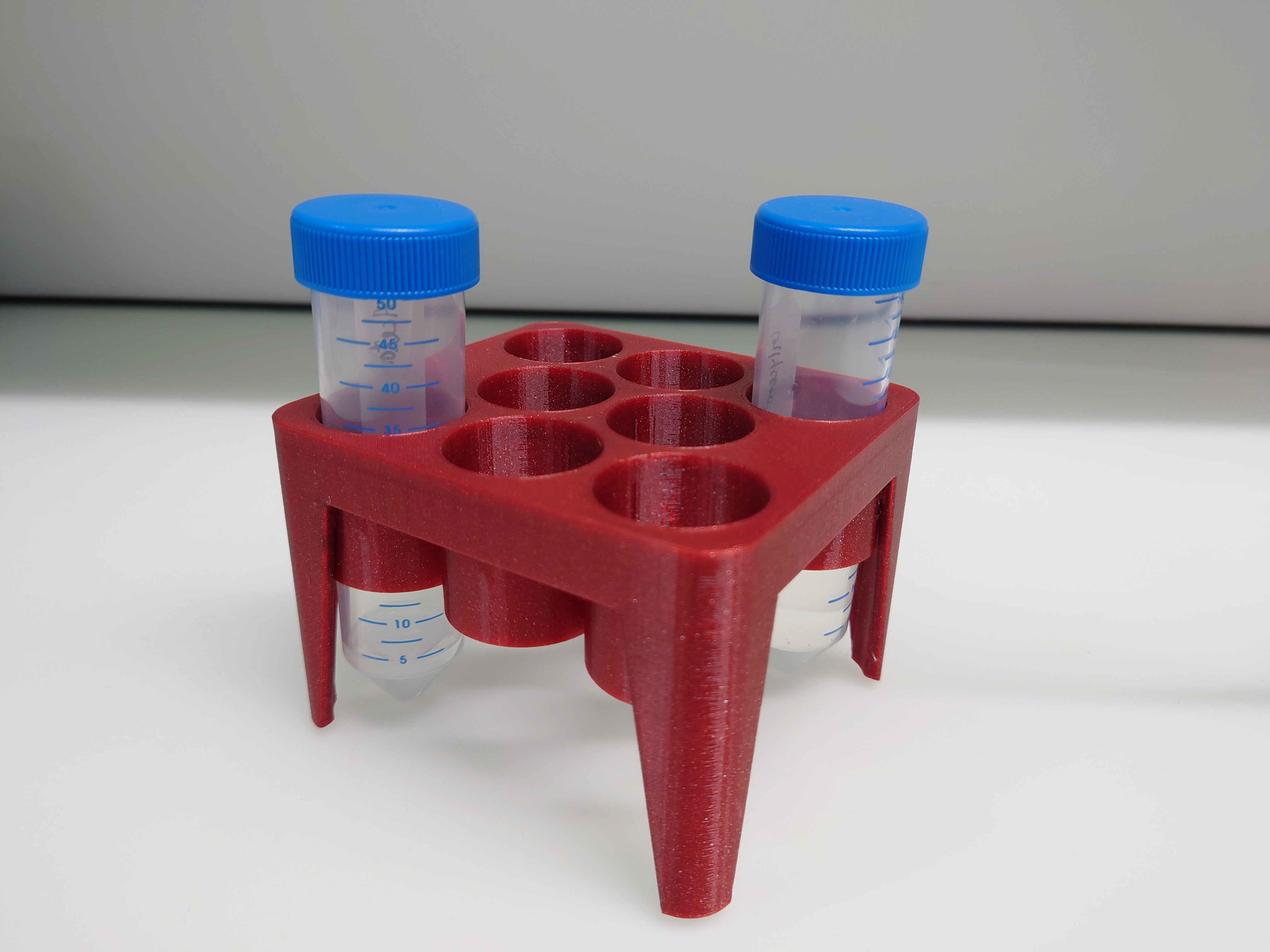 Holder for multiple 50 ml tubes