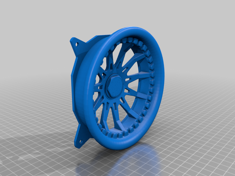 120mm pc case fan wheel style velocity stack cover