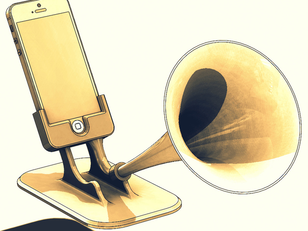 Teach Sound with 3D Printed Passive Speaker/Amplifier