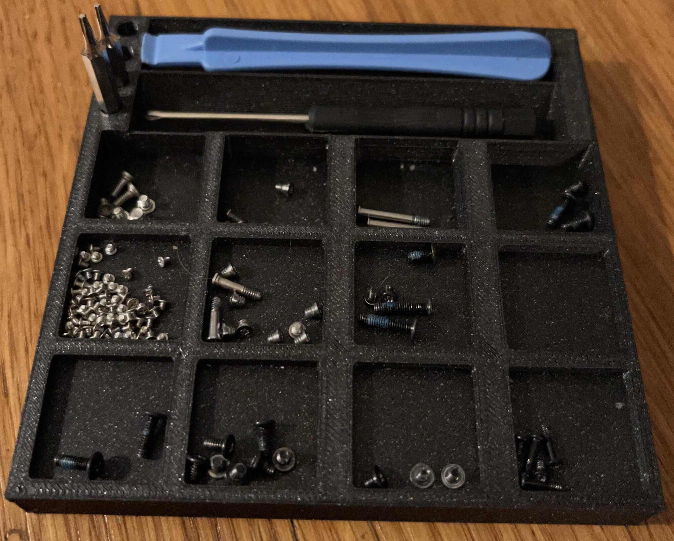 Screw and repair tool holder/organizer