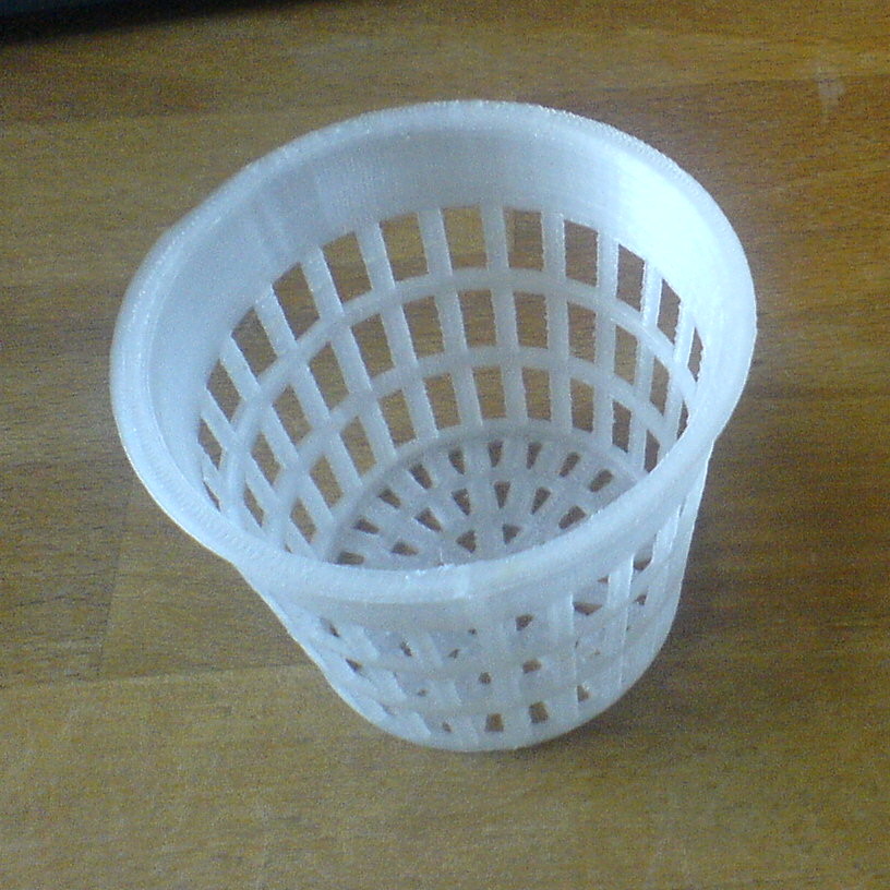 Parametric Net Pot / Net Cup for Hydroponics / Aeroponics / Fogponics