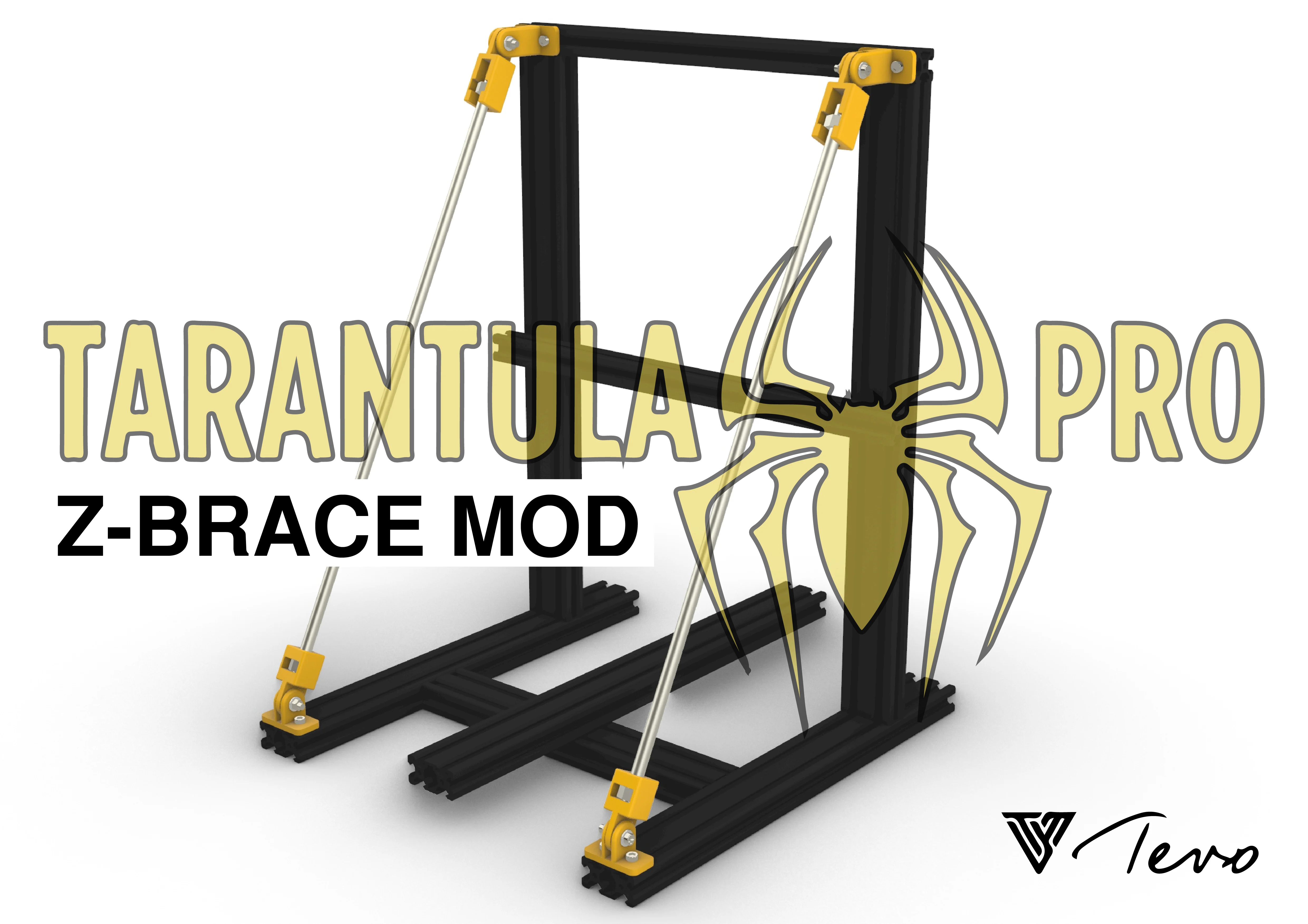 Universal V-slot frame Z-brace mod - Tevo Tarantula Pro
