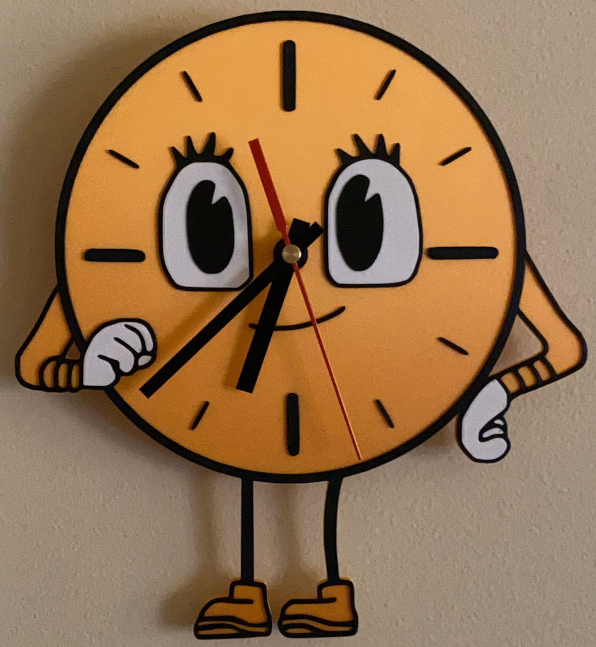 Miss Minutes - thin clock