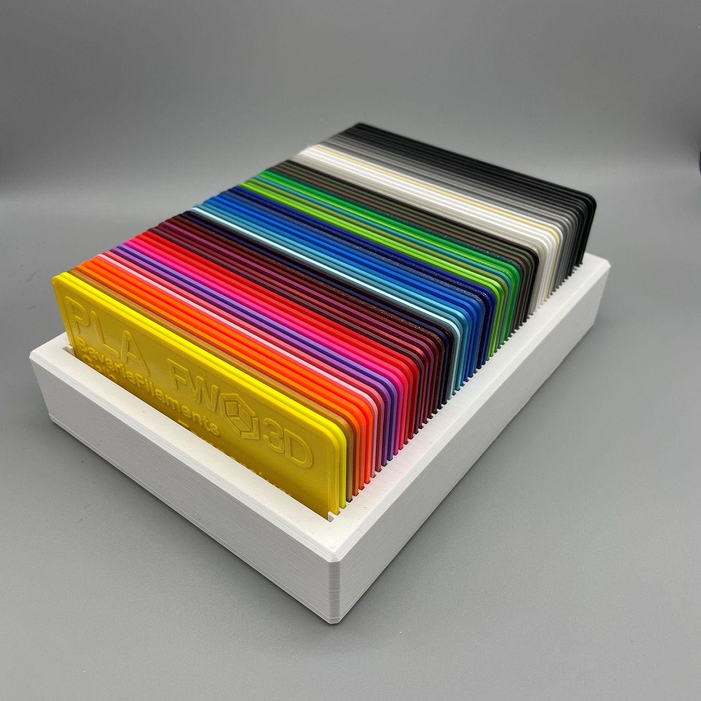 Filamentmuster inkl. Setzkasten / Filament Sample With Box