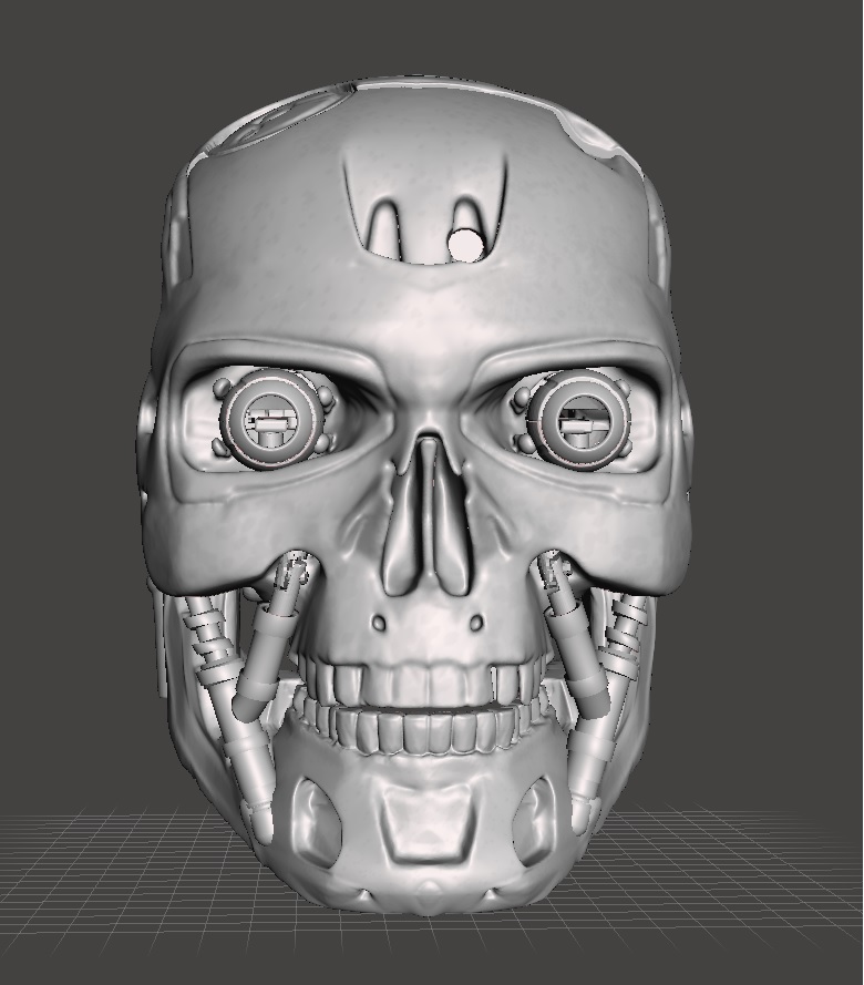 Working T800 Skull