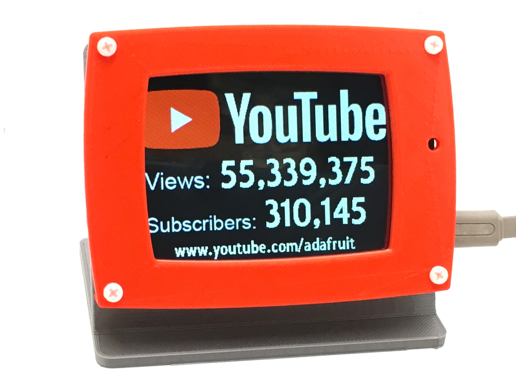 PyPortal YouTube Bezel