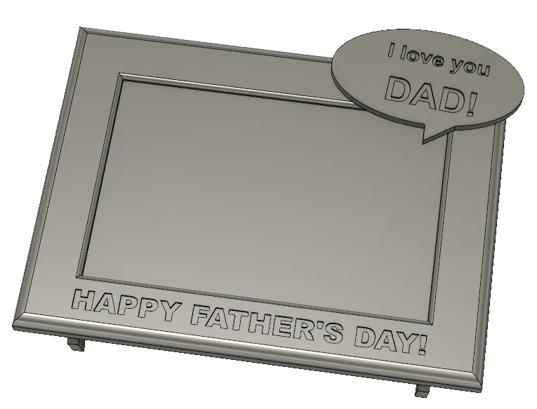 Happy Father's Day Picture Frame